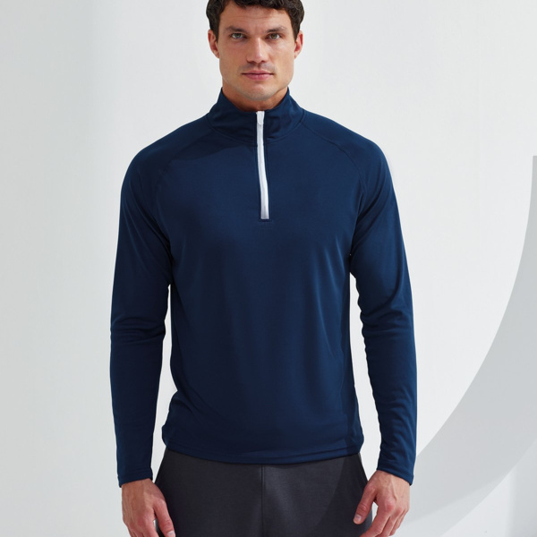 TriDri® long sleeve performance ¼ zip Thumbnail