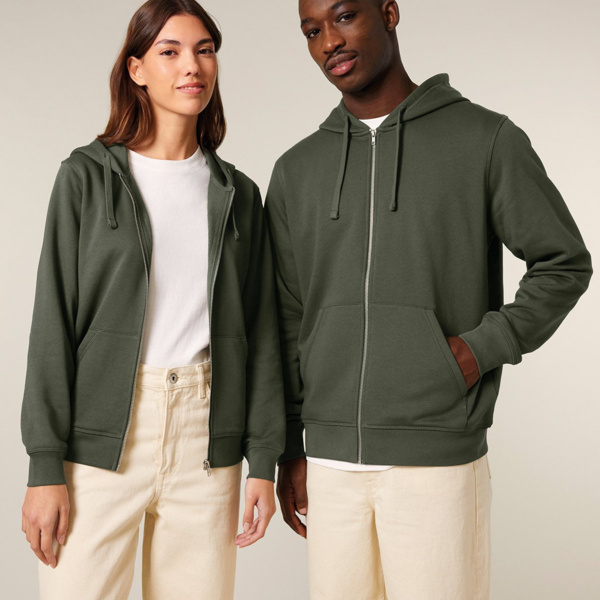 Mixer - Unisex Mid Light Organic Zip Hood Thumbnail